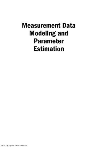 Measurement data modeling and parameter estimation